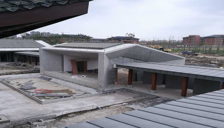 拓佳YX25-430鈦鋅板下沙某大學小區工程欣賞